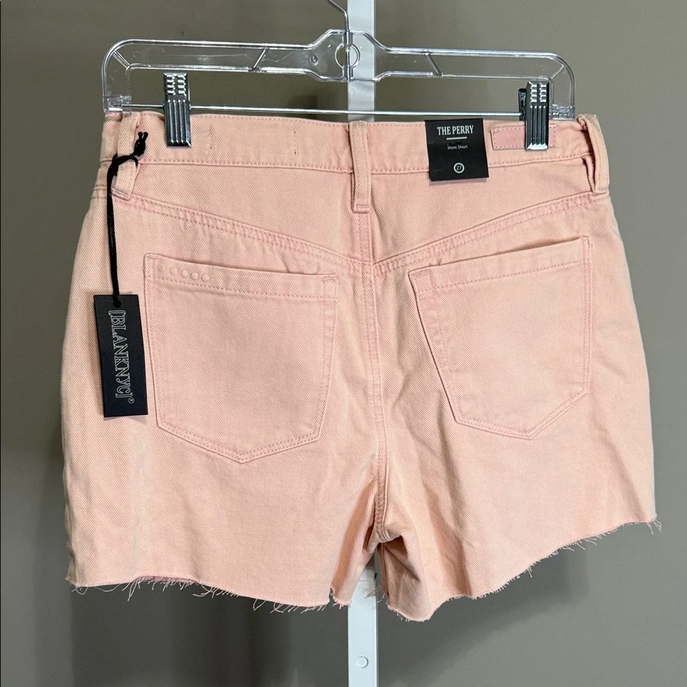 NWT‎ BlankNYC Strawberry Sherbet Perry Mom Jean Shorts 27